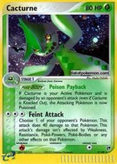 Cacturne - 2/100 - Holo Rare - Reverse Holo
